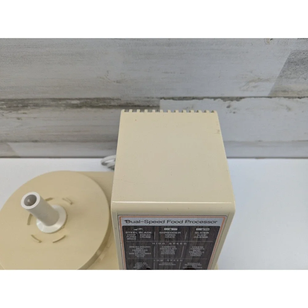 Hamilton Beach Scovill Dual Speed Food Processor-WORKING motor base Model 702-4